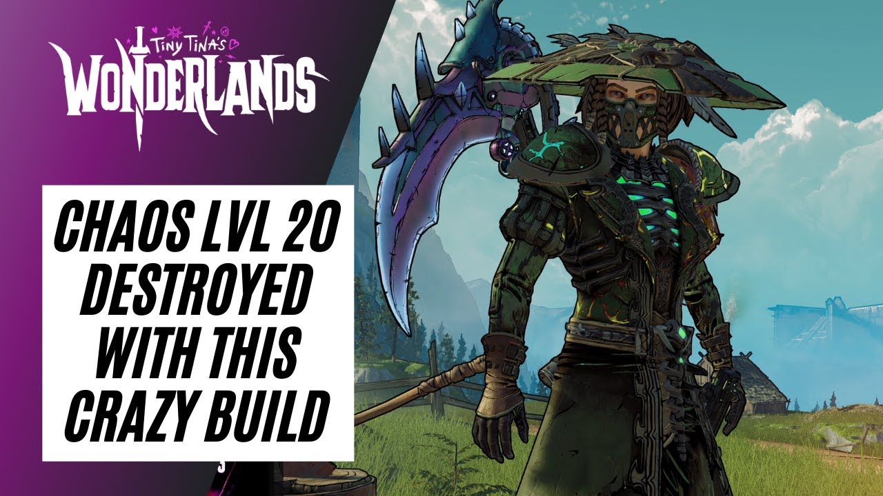 CHAOS LVL 20 DESTROYED! | BEST ENDGAME SPORE WARDEN/GRAVEBORN BUILD |  Tiny Tina's Wonderlands