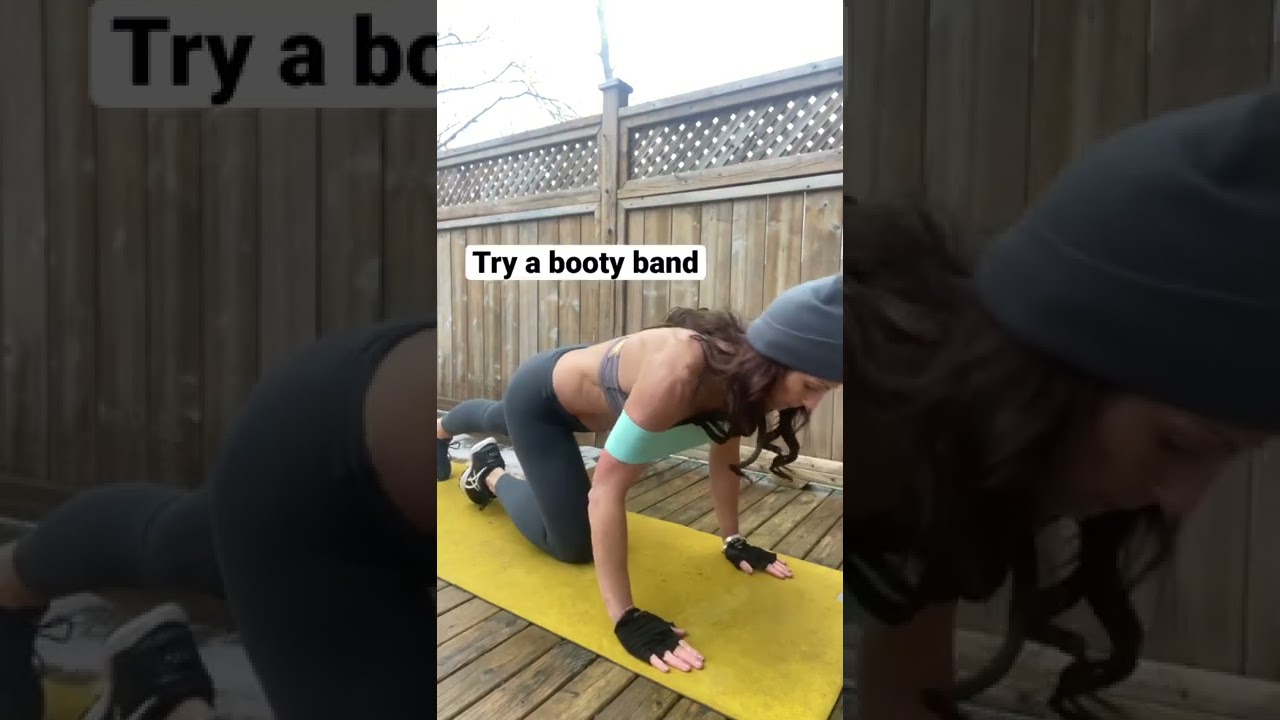 Can't do push-ups? Try a booty band #pushups #fitnesstip #franfitt #bootyband