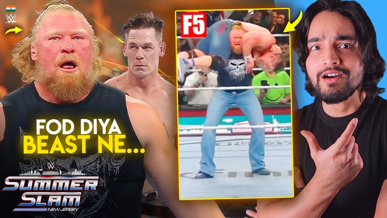 'AA GYA BEAST🤯' BROCK LESNAR RETURNS - WWE Summerslam 2025 Sunday Full Highlights