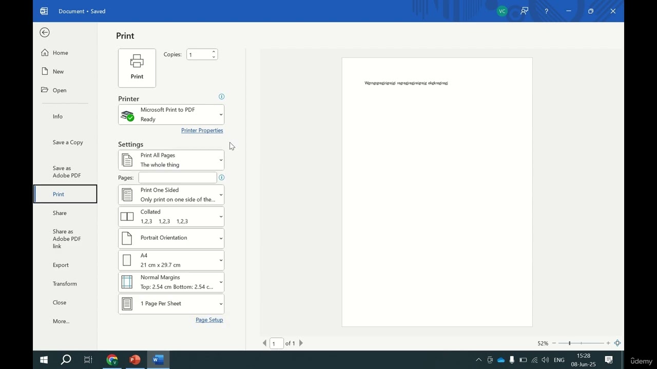 Save, Save as, print, share in MS Word #shorts #youtubeshorts #viral #trending #subscribe #foryou