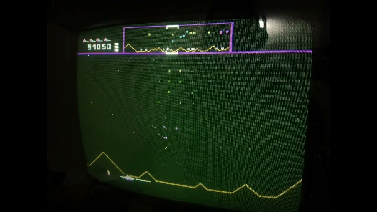 NEW Defender Arcade Game World Record! 400,000 scored with just five ships (TGTS settings)