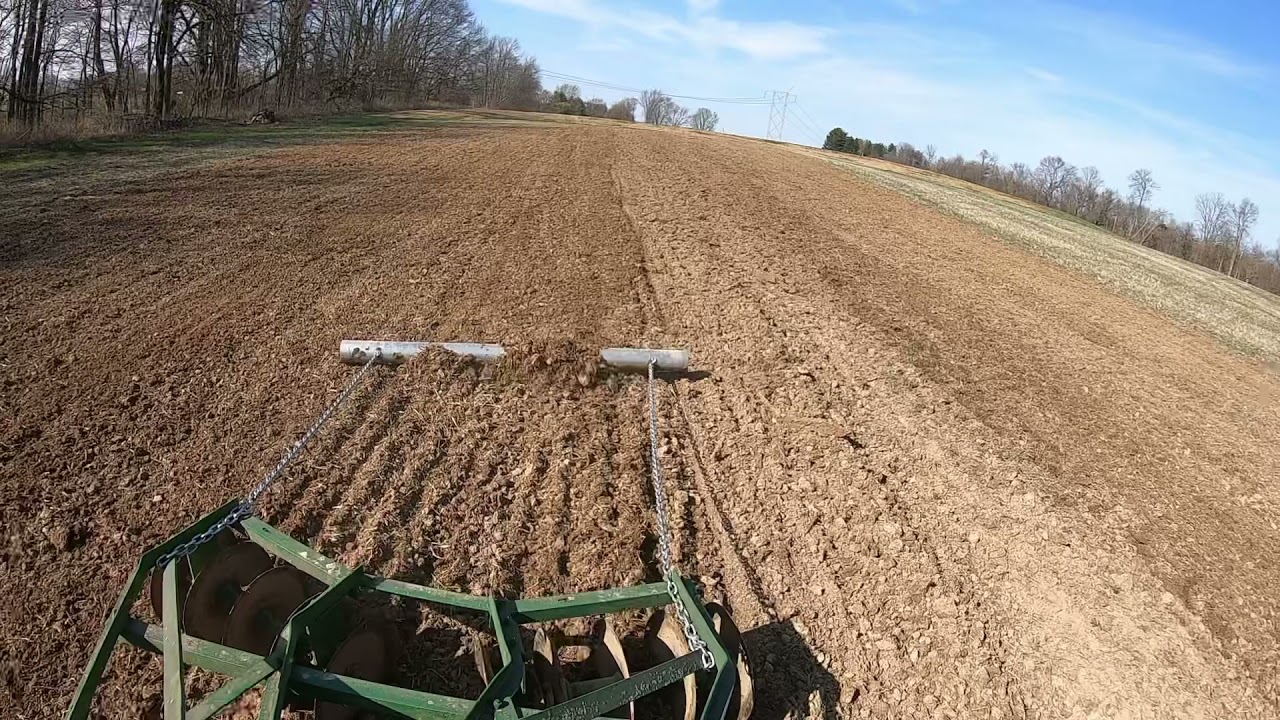 Discing the Field with my Kubota L2501