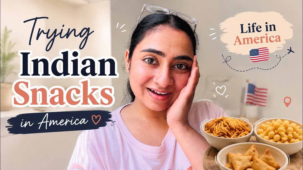 Trying Indian Snacks in America 🇮🇳🇺🇸