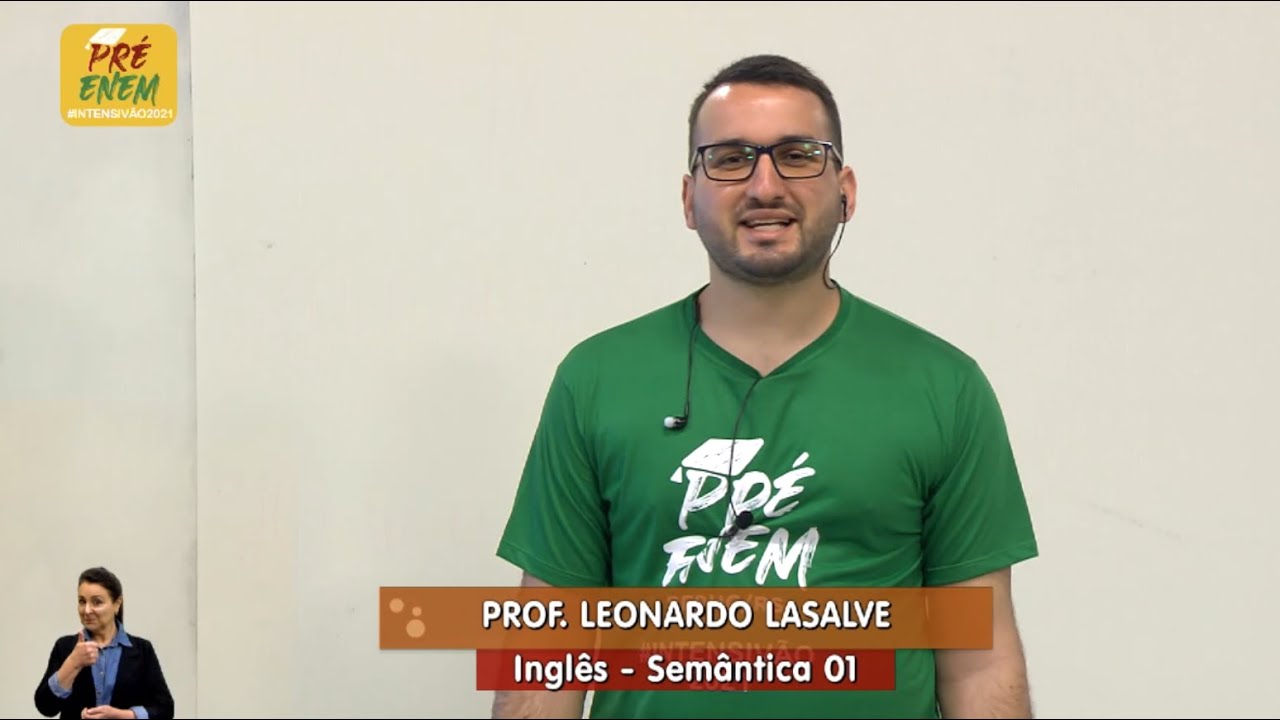 Pré Enem #intensivão2021 - Língua Inglesa - Semântica 01