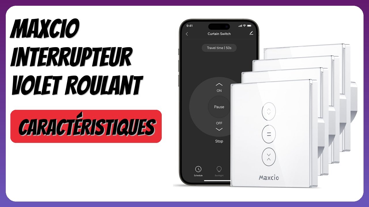 AVIS (2026) : Maxcio Interrupteur Volet Roulant. D&Eacute;TAILS