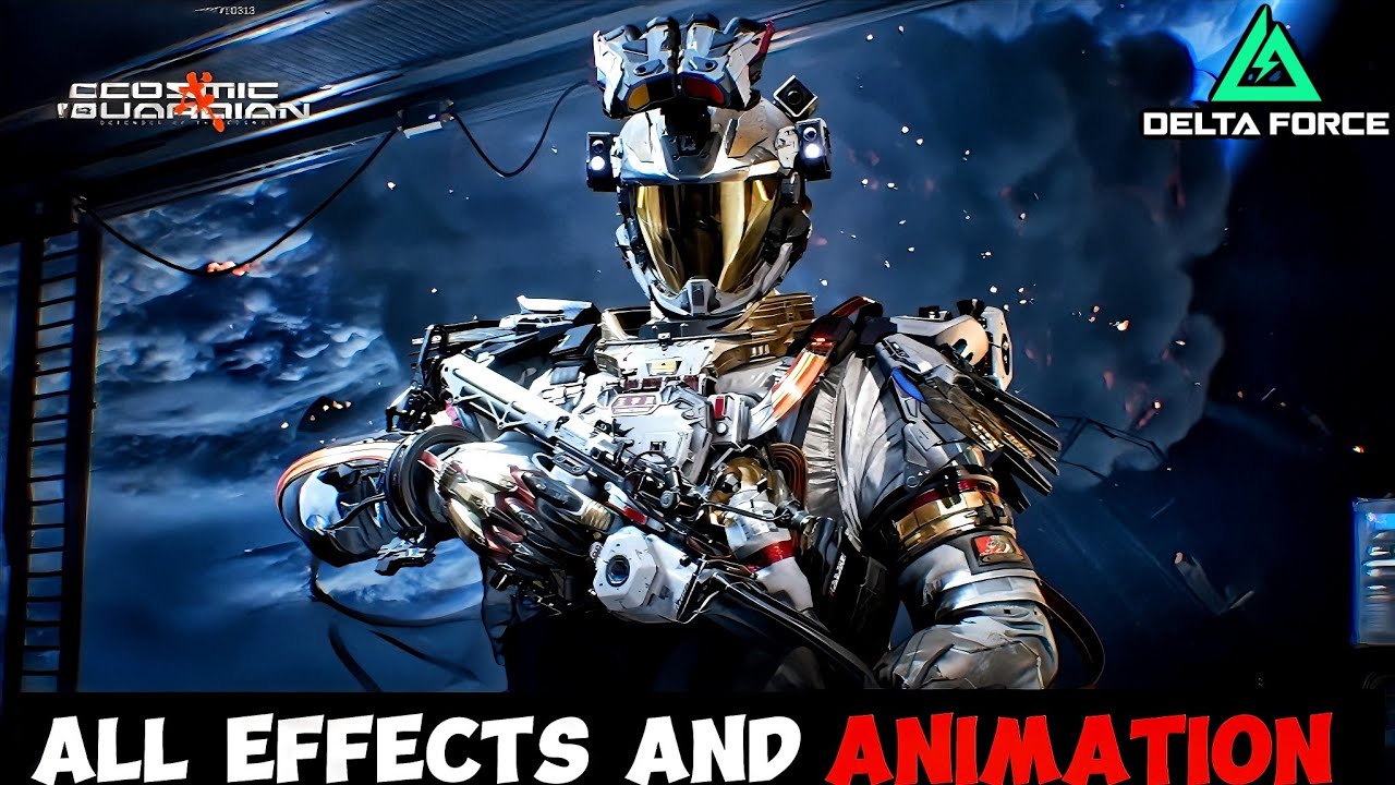 Delta Force NEW COSMIC GUARDIAN Vyron Skin - All Effects and Animation.