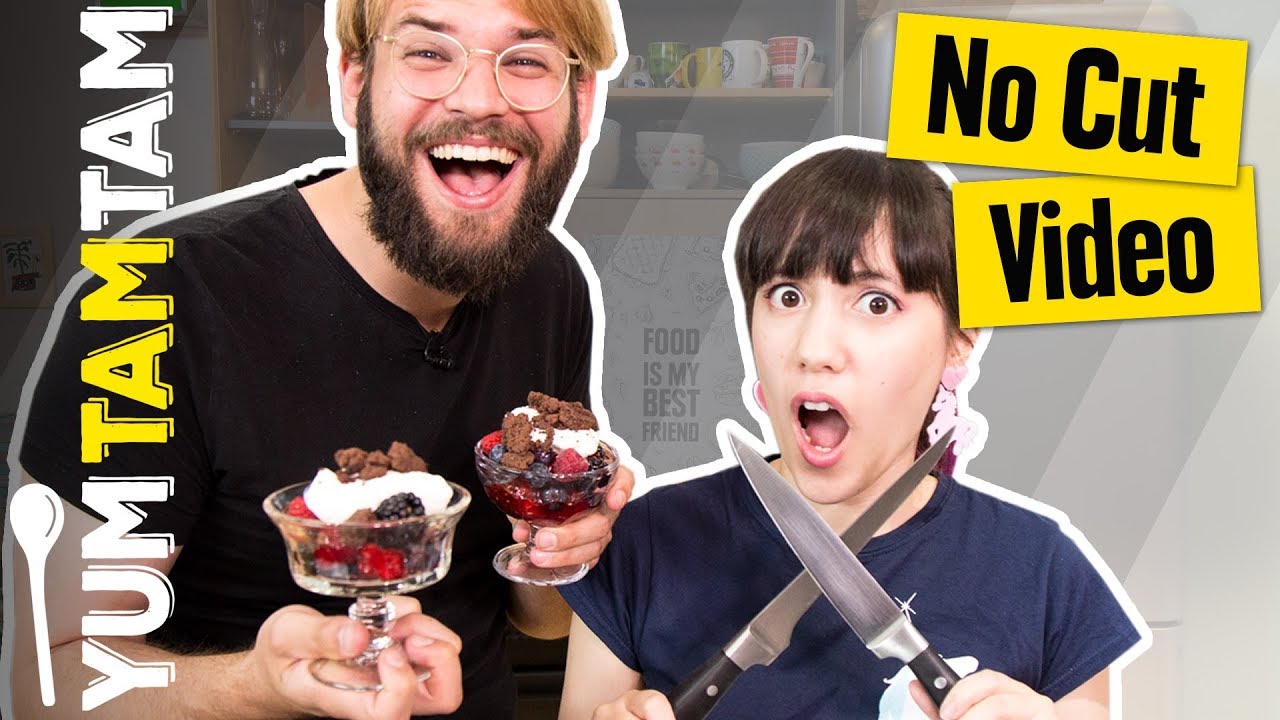 Wird diesmal wirklich NICHTS geschnitten? // No Cut Beeren-Schoko-Crumble // #yumtamtam