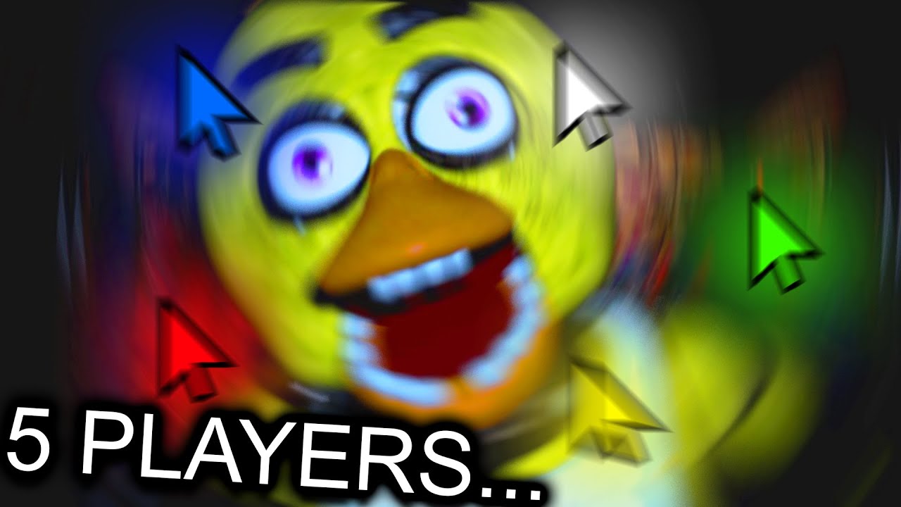5 ГЕЙМЕРОВ играют в FNAF одновременно..