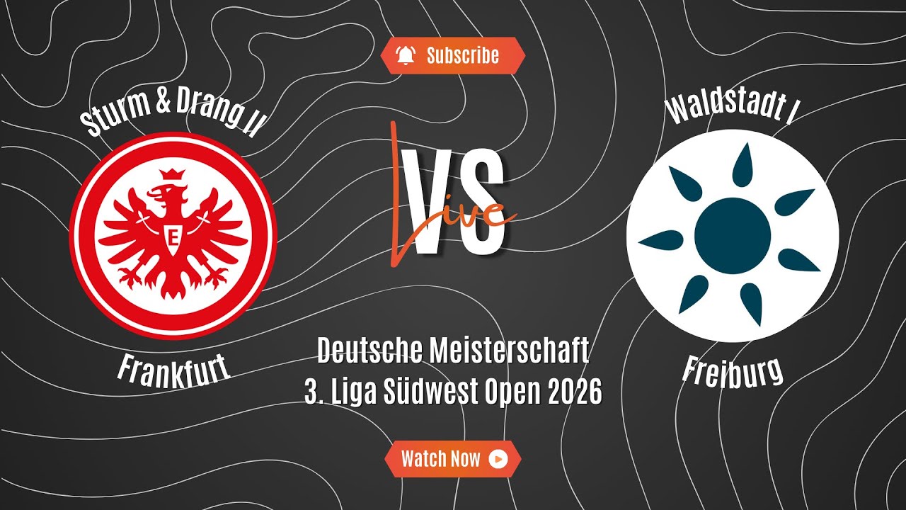 Waldstadt I vs. Sturm & Drang II | Open 3.Liga Südwest Indoor 2026