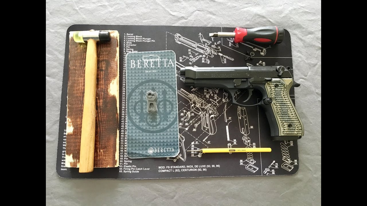 Beretta 92FS Skeletonized Hammer Installation