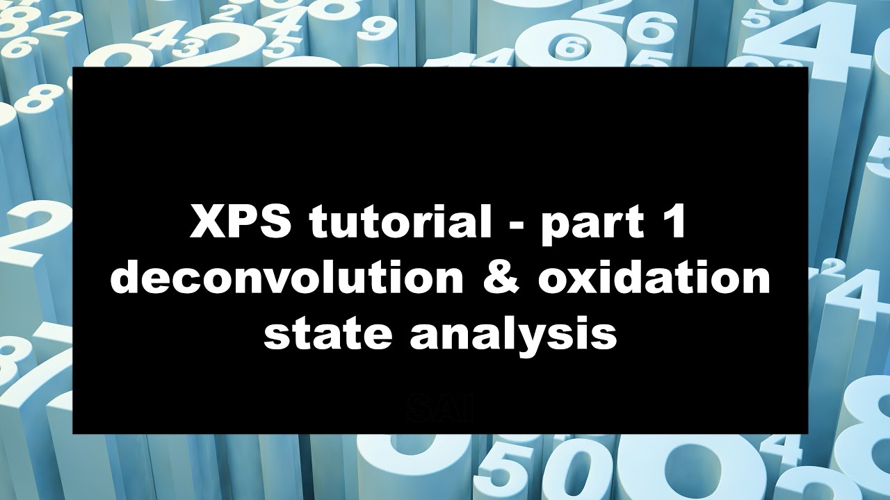 XPS analysis with CasaXPS- Part 1