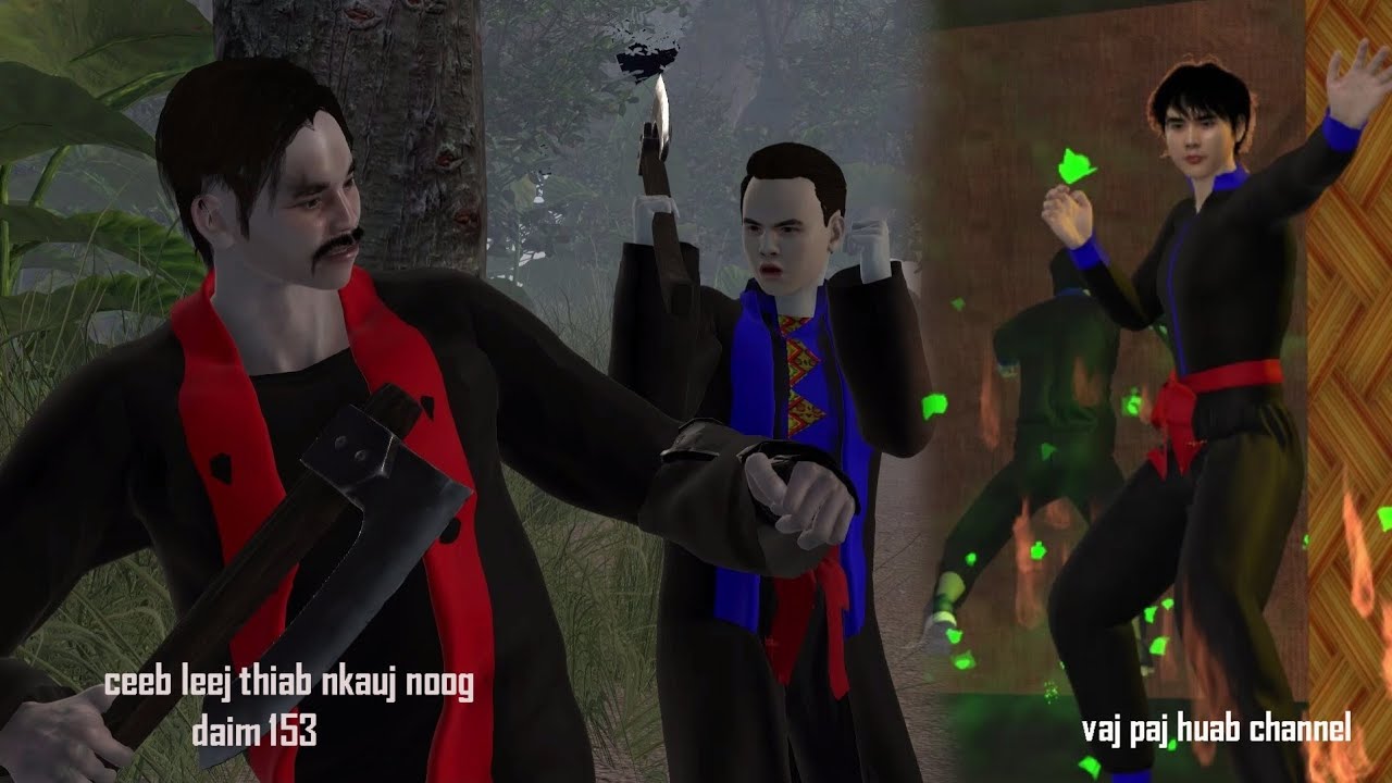 Ceeb leej thiab nkauj noog daim 153, hmong movie 3d