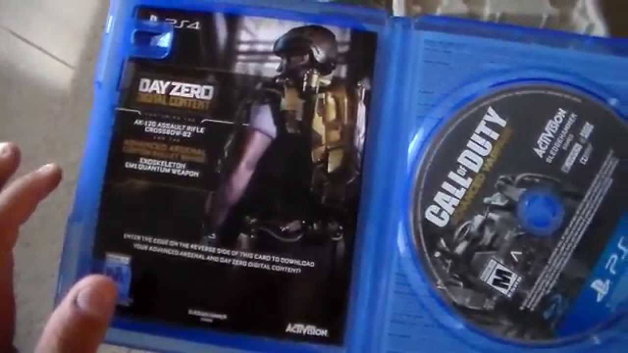 Call of Duty Advance Warfare DAY ZERO EDITION Unboxing