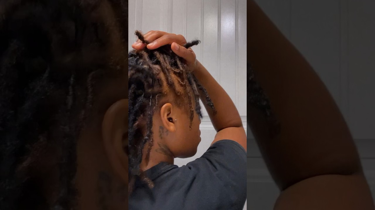 Color my locs with me 😘 #locs #color #dyr #twotone #hairtutorial #ginger #retwist #new #locstyles