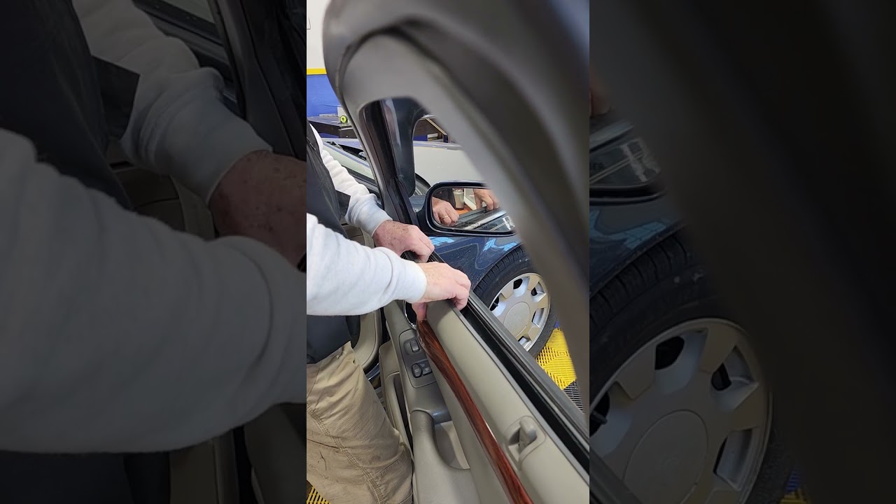 2000 Cadillac Deville door panel sweep or bottom seal removal