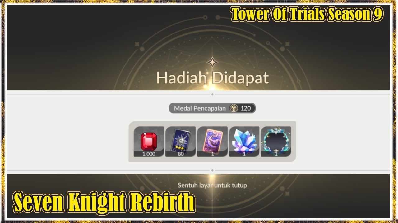 Tower Of Trials Season 9 - Guide Line Up Rotasi Skill | Seven Knight Rebirth