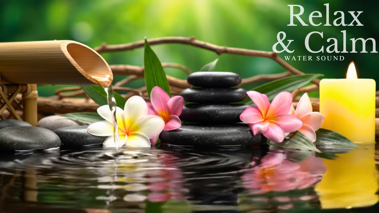 Bamboo Water Fountain 24/7 🎶 自然の音とともに音楽をリラックス バンブーウォーターファウンテン