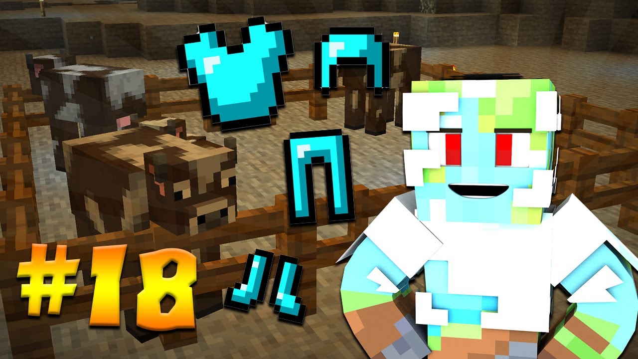 SET COMPLETO IN DIAMANTE!! A CACCIA DI MUCCHE!! - Minecraft Ita 2.0 #18