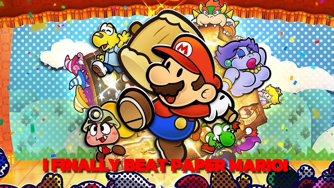 FINALLY BEAT PAPER MARIO THOUSAND YEAR DOOR!