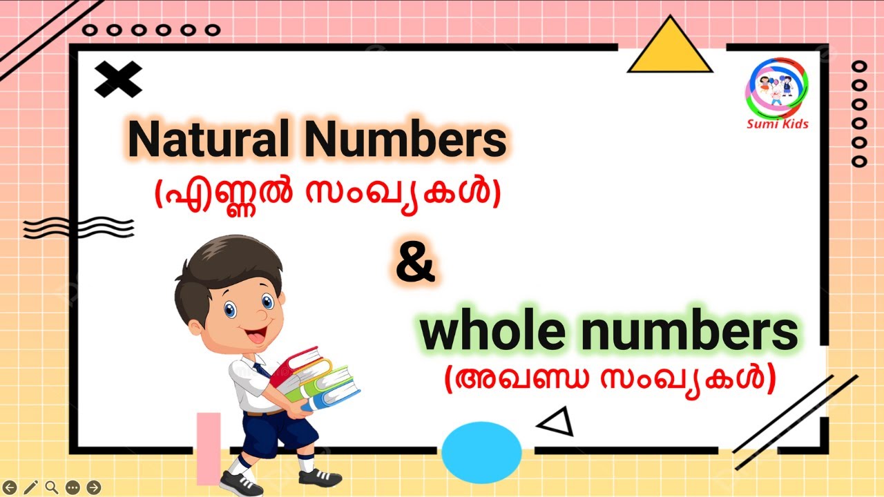 Natural numbers and Whole numbers | നിസ്സർഗ്ഗ സംഖ്യകൾ | അഖണ്ഡ സംഖ്യകൾ | എണ്ണൽ സംഖ്യകൾ | Sumikids TV