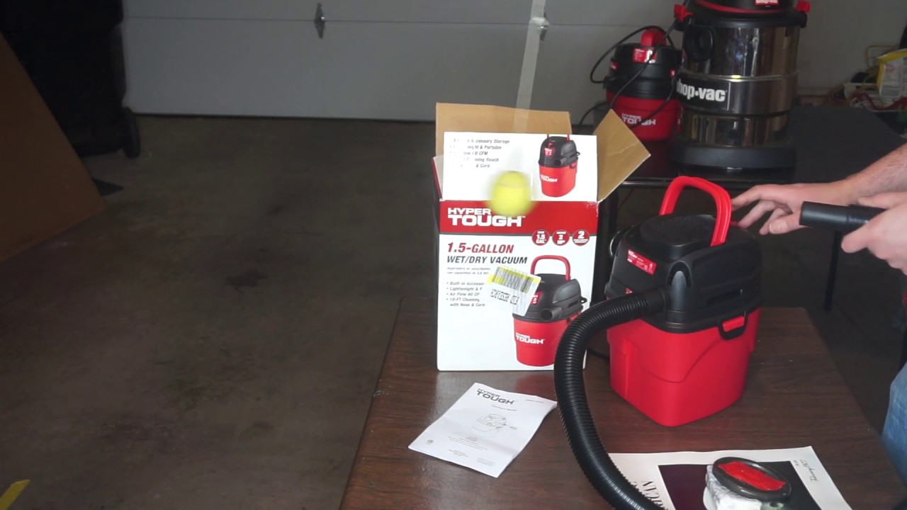 Hyper Tough 1.5 Gallon 2.0 Peak HP Utility Wet/Dry Vacuum Review