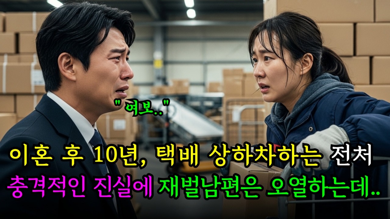 이혼 후 10년, 택배 상하차 하는 전처를 본 순간 충격적인 진실에 재벌 남편은 오열하는데 ㅣ인생사연ㅣ노후사연ㅣ감동사연ㅣ오디오북