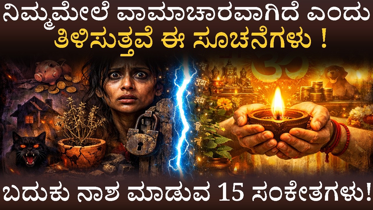 ನಿಮ್ಮ ಮೇಲೆ ವಾಮಾಚಾರ ನಡೆದಿದೆ ಎಂದು ತಿಳಿಯುವುದು ಹೇಗೆ? | 15 Signs of Black Magic in Kannada