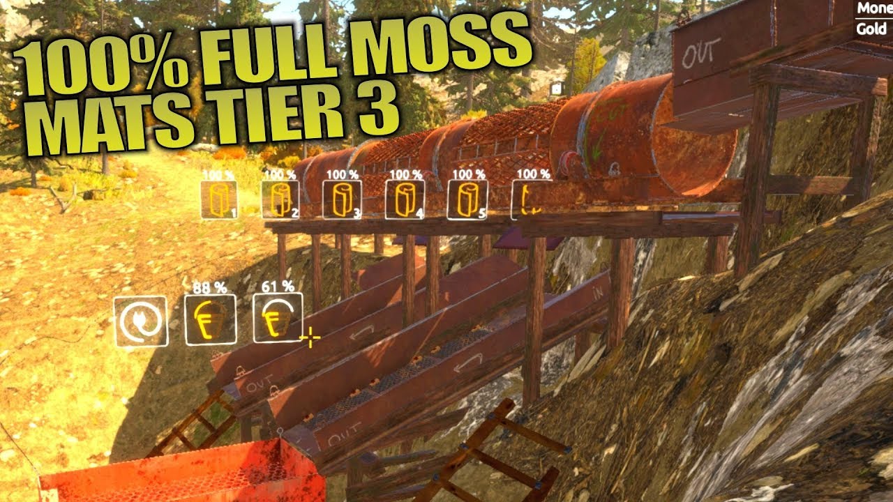 100% FULL MOSS MATS TIER 3 | Gold Rush: The Game | Let's Play Gameplay | S01E15