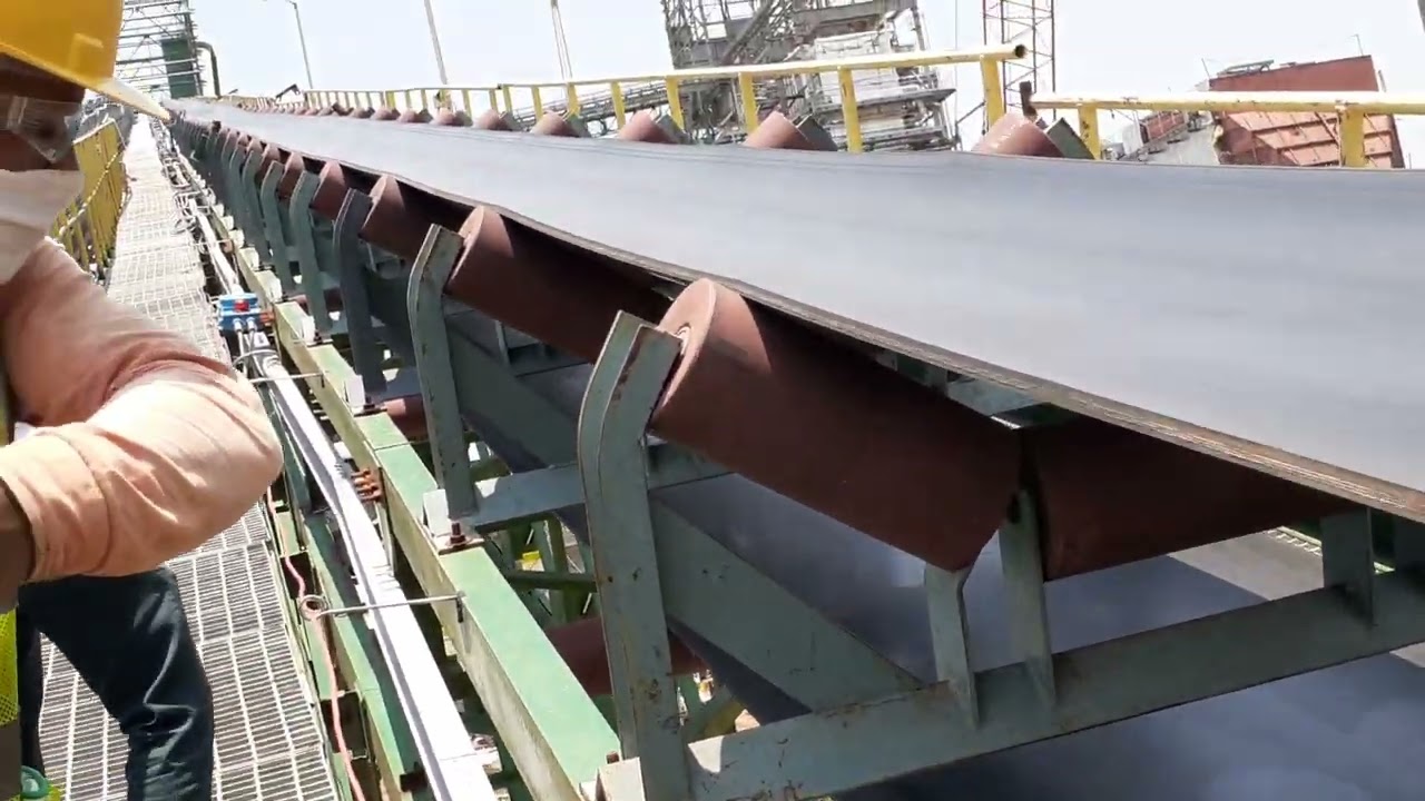 alignment of belt conveyor and commissioning