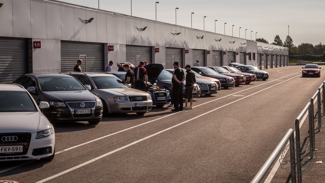 Audifinns track day on Auto24ring, P&auml;rnu. Estonia