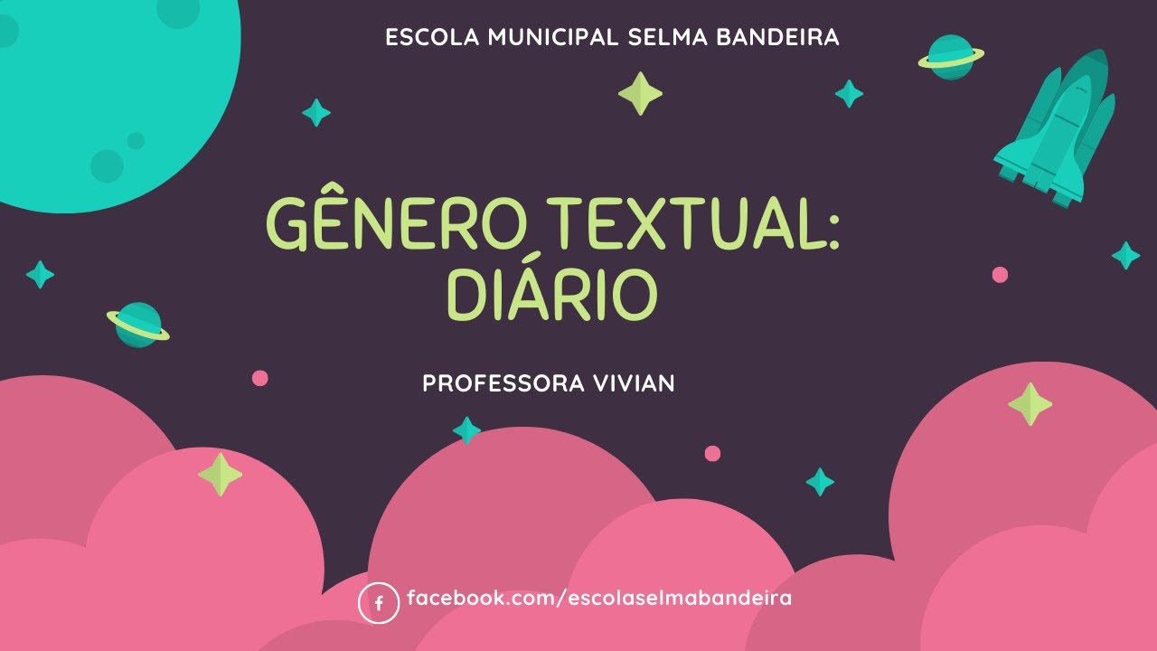AULA DE LÍNGUA PORTUGUESA- GÊNERO TEXTUAL: DIÁRIO