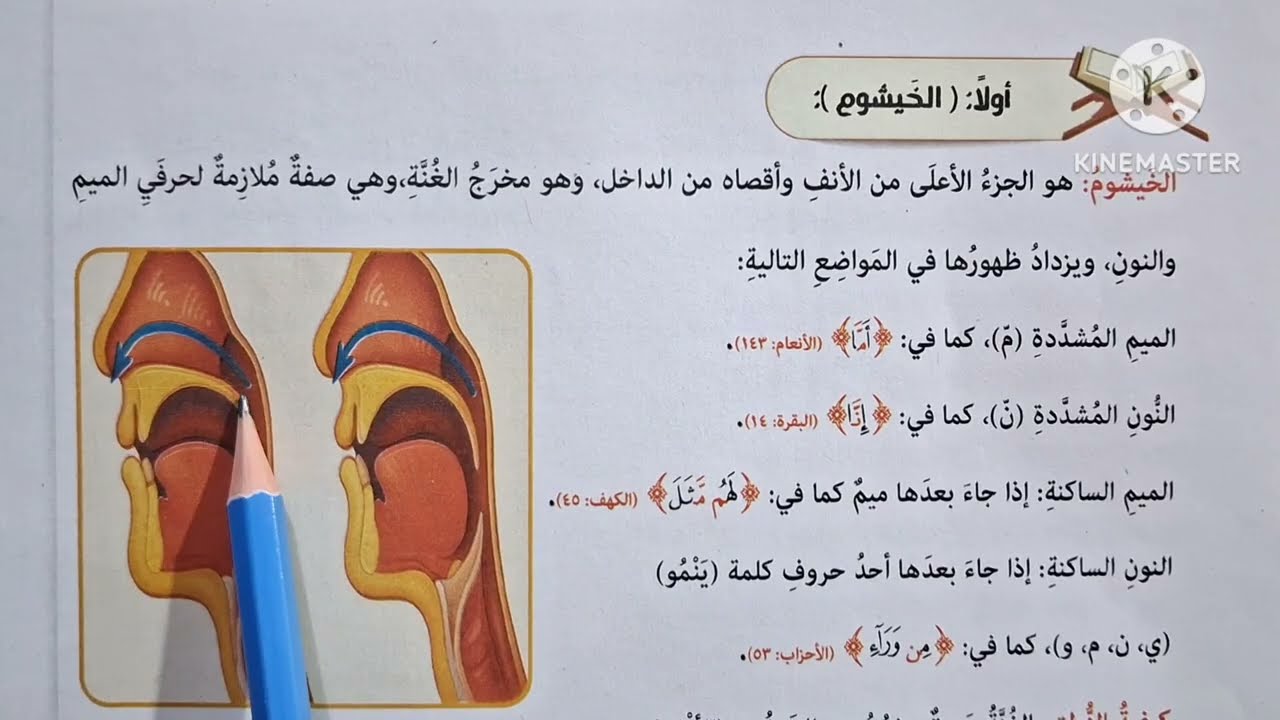 الدرس( ١٠ )[ مخارج الحروف من الشفتين والخيشوم ]التربية الدينية للصف الأول الإعدادي الترم الثاني 🌷 