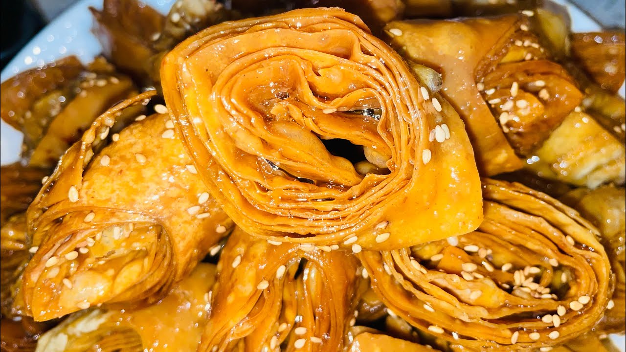 Langue d’oiseau gateau ramadan | حلوة لسان الطير المغربية سهلة واقتصادية