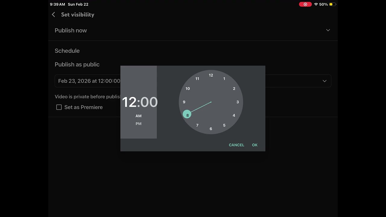 How to make a premiere