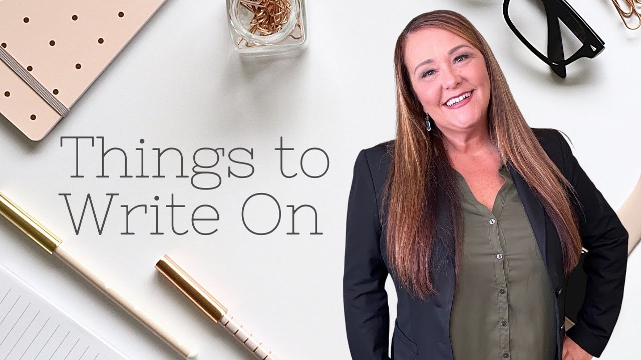 At School: Things to Write On