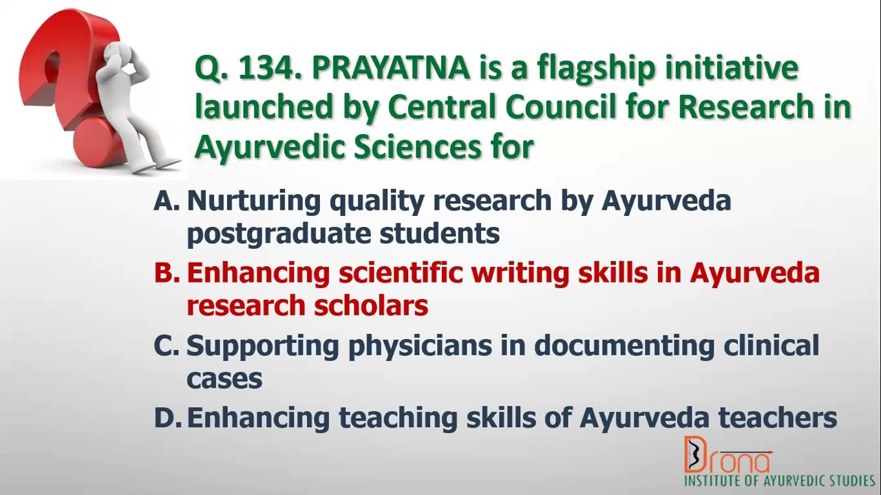 Аюрвиджняна | Серия AYUSH GK MCQ — Q. 134 | #aiapget #ayurvedapgcoaching #phdentrance
