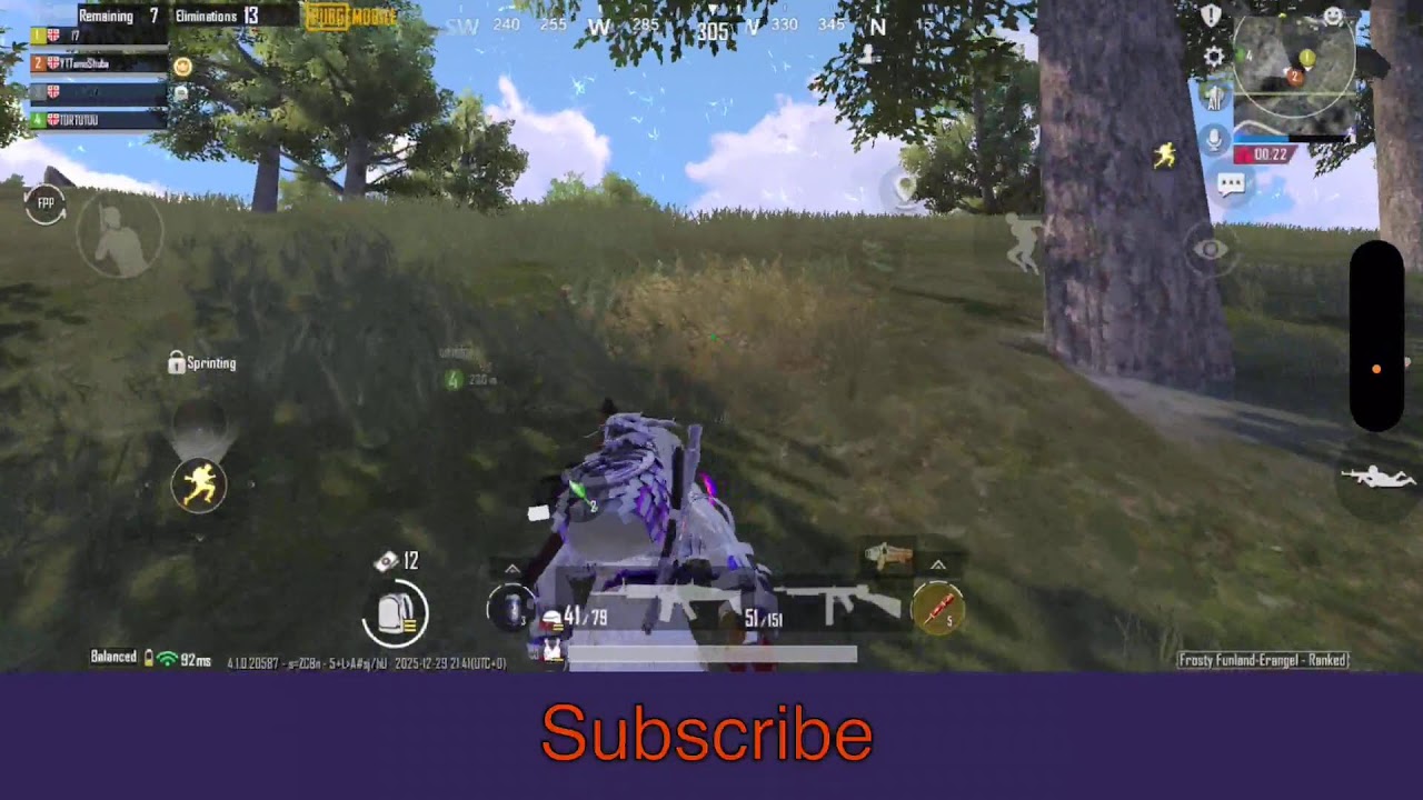 1vs4 PUBG 4.1