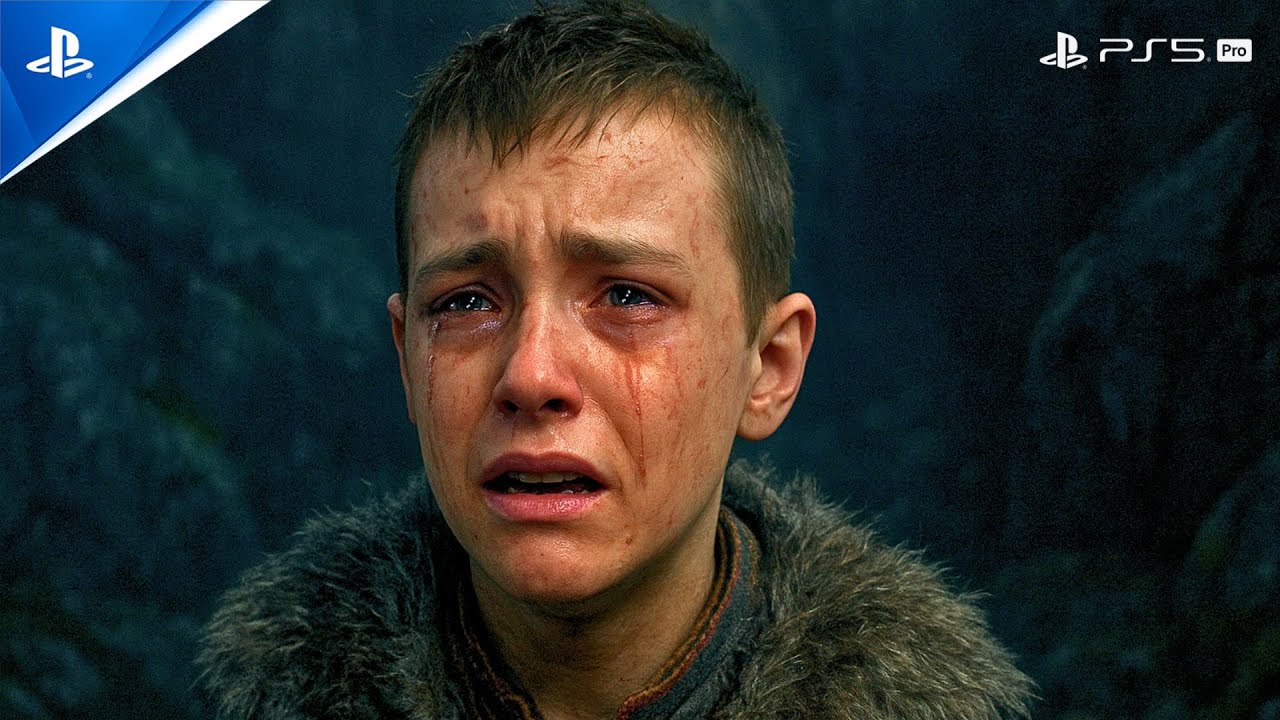 (PS5) Atreus Emotional Moments &ndash; God of War Ragnar&ouml;k | Full Horror Intense Cinematic