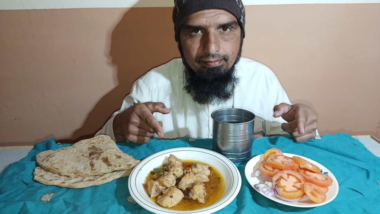 غریب کی سادہ پلیٹ، مگر دل کو لگ جانے والا سکون all Hafiz simple eating