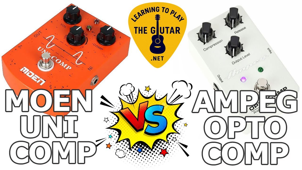 Moen Uni-Comp Vs Ampeg Opto Comp - Compression Pedals Comparison