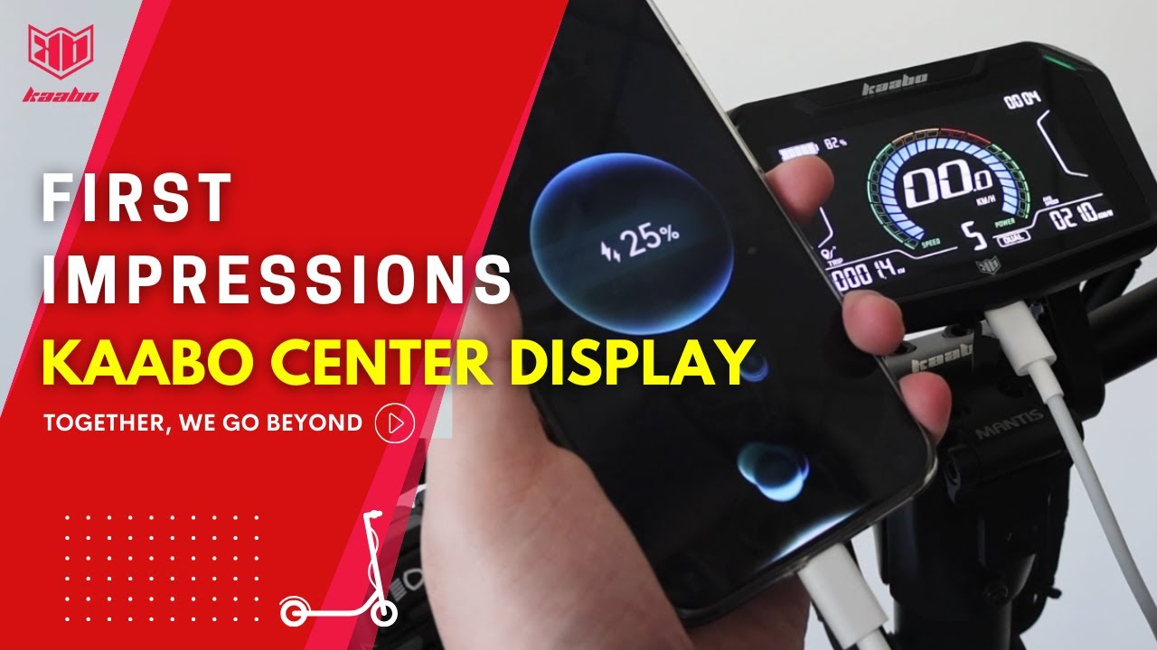 How To : Set up Kaabo's Newest Center Display丨Kaabo Electric Scooters