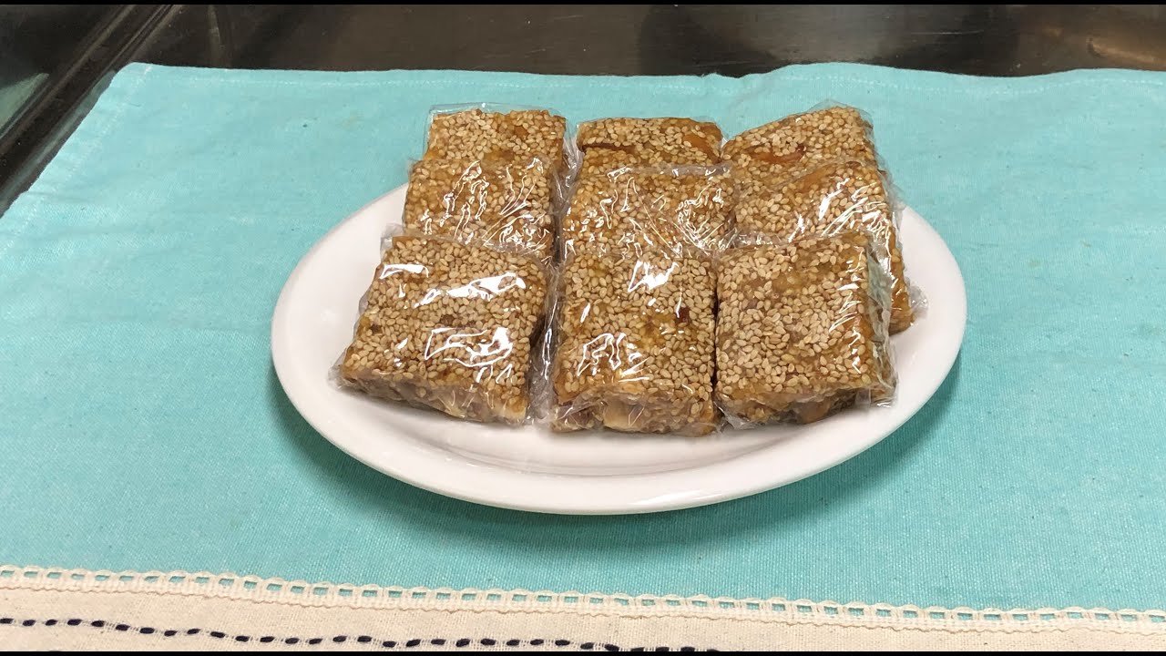 Kẹo dẻo Mè Đậu Phộng(Mè Sửng) lai rai ăn vặt  -  Peanut Sesame Candy