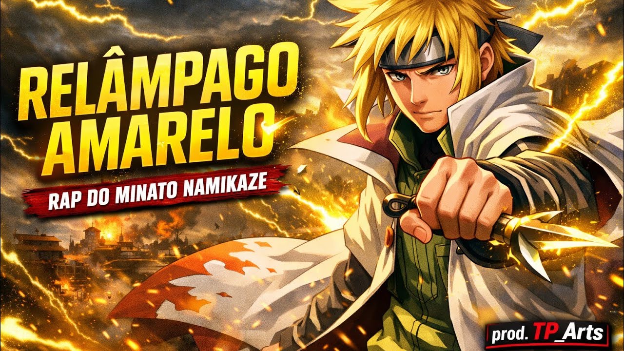 Relâmpago Amarelo ⚡ | Rap do Minato Namikaze (Hiraishin) | Naruto