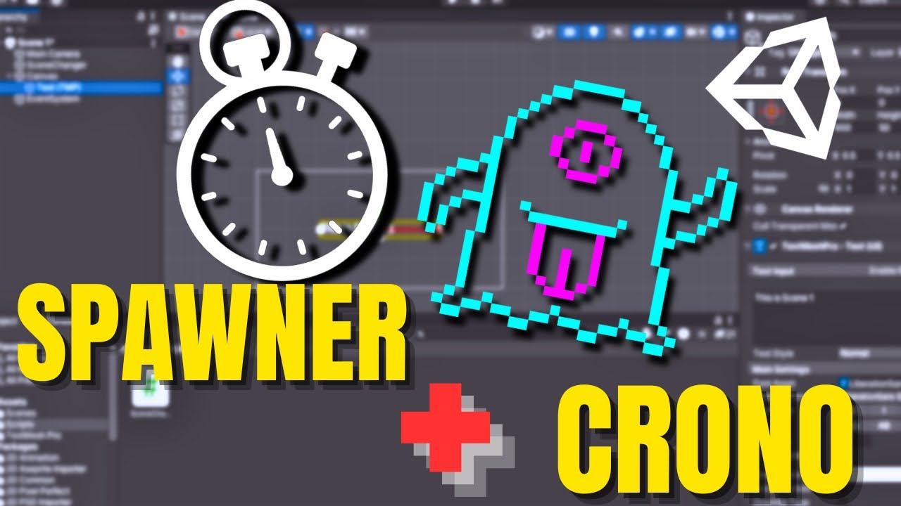 💥 COMO Crear un CRONO y SPAWNER en UNITY con C# || GUIA Paso a Paso.