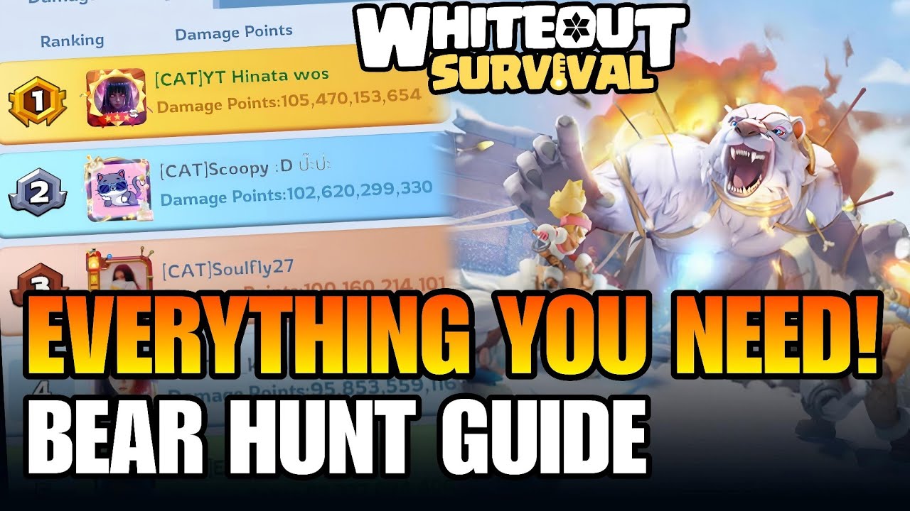 Ultimate Bear Hunt Guide 2025 | Whiteout Survival Rally Leaders and Formations