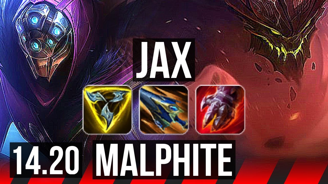 JAX vs MALPHITE (TOP) | 700+ games | EUW Master | 14.20