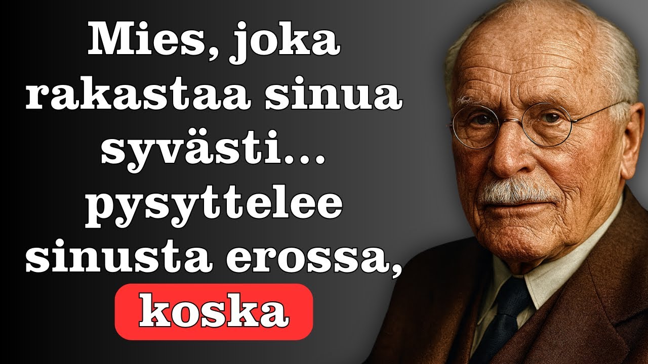 Mies, joka rakastaa sinua syvästi, etäännyttää itsensä sinusta, koska | Carl Jungin psykologia