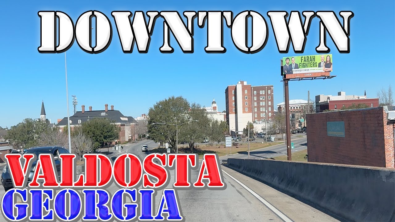 Valdosta - Georgia - 4K Downtown Drive