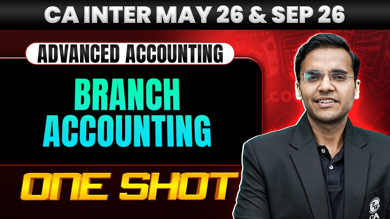 CA Inter Advanced Accounting | Branch Accounting | CA Inter May26 & Sep 26 | CA Nitin Goel