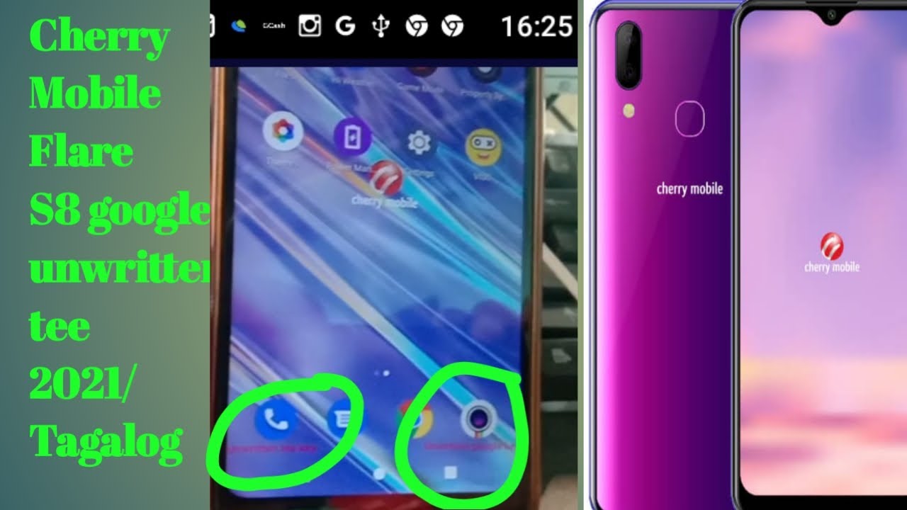 How to remove google unwritten tee Flare s8